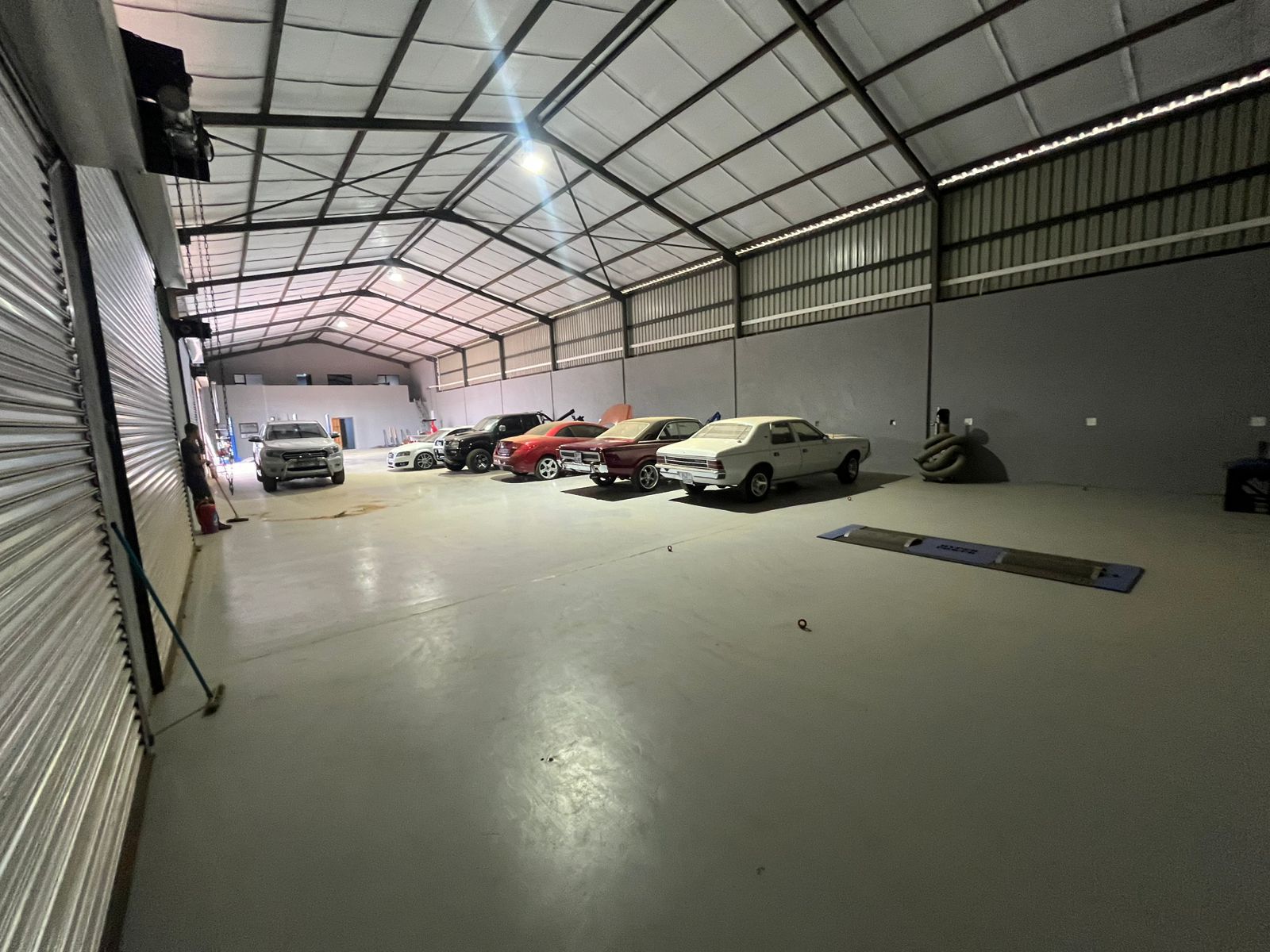 Fleet of vehicles inside the ACT Auto workshop